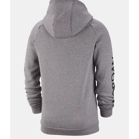 AIR JORDAN JUMPMAN CLASSIC 
MENS HOODIE Fleece Hoodie melange gray - Picture 3 of 6